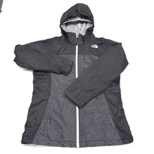 North Face Jacket Windbreaker Lined Dry Vent Black Colorblock Girl 18 Women XS