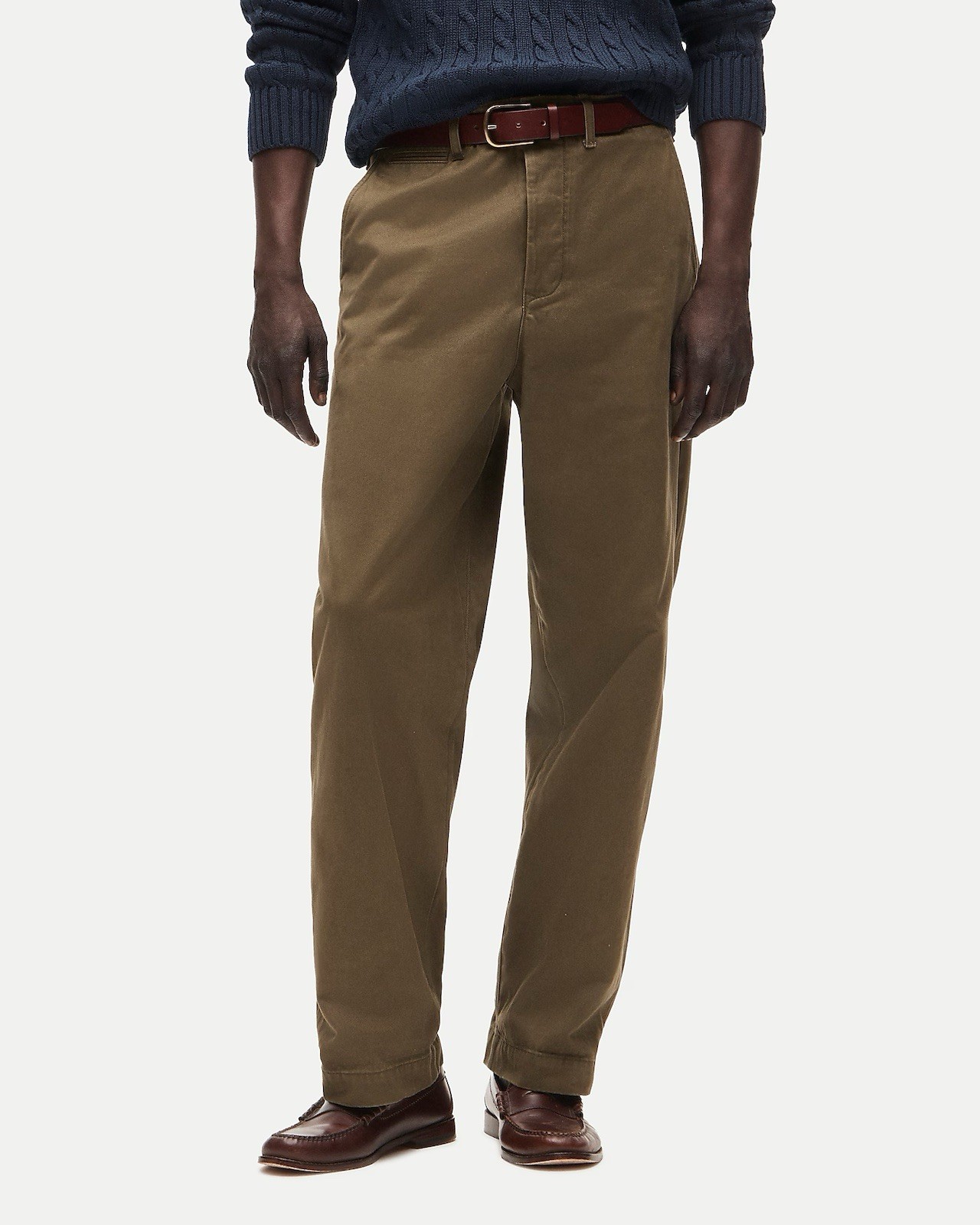 Wallace & Barnes selvedge officer chino pant in Olive Size W30 L30 $178 CH522