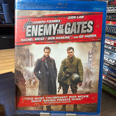  Enemy at the Gates  (Blu-ray) Jude Law Ed Harris Dir. Annaud Trailer Scenes