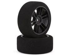 BSR Racing 1/10 26mm Front Mounted Foam Touring Tires (Black) (2) (XX Pink)