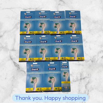 FOR 11 Oral-B Daily Clean Replacement Brush Heads 6 Ct Value Packs 66 Total NEW