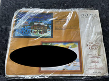 Counted Cross Stitch Creative Circle 2254 Santa In Sky Christmas Theme Crafts