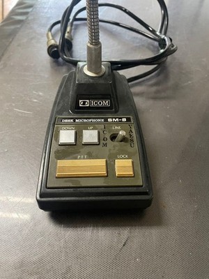Icom SM-8 Multi-Function Desk Microphone Ham Radio Japan as-is | eBay