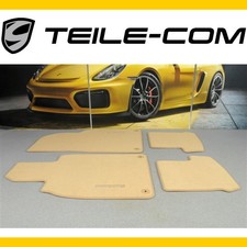 Porsche 911 991 Fußmatten Satz (4 Teile) Luxorbeige / Floor mats 99155161310T75