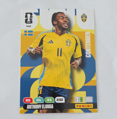 Panini FIFA Contender Anthony Elanga Schweden Nr. 542 Fußball Trading Card
