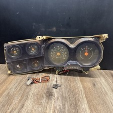  1973-80 Chevy Truck Instrument Gauge Cluster With Factory Clock 