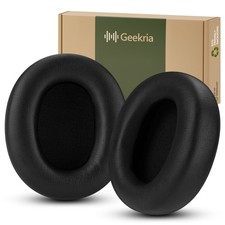 Geekria Protein Leather Ear Pads for Skullcandy Crusher ANC 2 Headphones Black