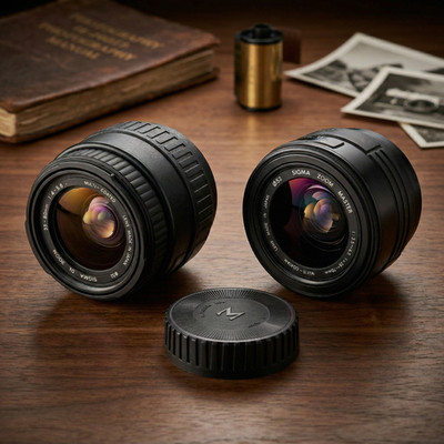 Sigma Lens Set   35-80mm f/4-5.6 + 35-70mm f/3.5-4.5 Multi-Coated for Pentax JP