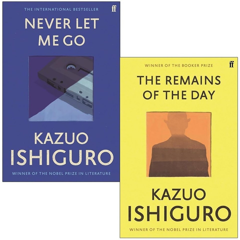 Kazuo Ishiguro Collection 2 Books Set Never Let Me Go, Remains of the Day