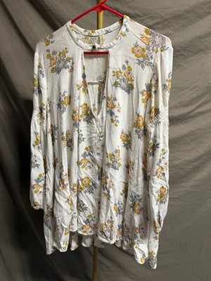 Free People Tree Swing Floral Tunic Dress