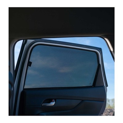 Side Rear Window Curtain Mesh UV Block for Toyota RAV4 2006-2012 Black 2Pcs
