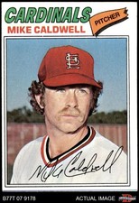 1977 Topps #452 Mike Caldwell Cardinals 4 - VG/EX