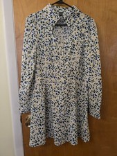 White, Yellow, Green, And Blue Cheetah Print Short Dress.