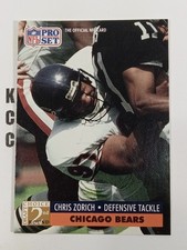 1991 NFL Pro Set Chicago Bears #778 Chris Zorich