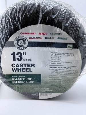 Genuine RZT CASTER WHEEL Troy built Huskee YARD MAN ETC 634-04711-0911
