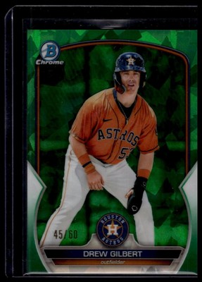 2023 Bowman Sapphire Edition #BCP-16 Drew Gilbert Green #/60
