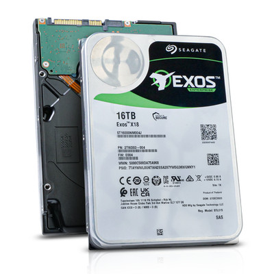 Seagate Exos X18 16TB ST16000NM004J 7.2K RPM SAS 12Gb/s 512e 3.5'' Enterprise HDD