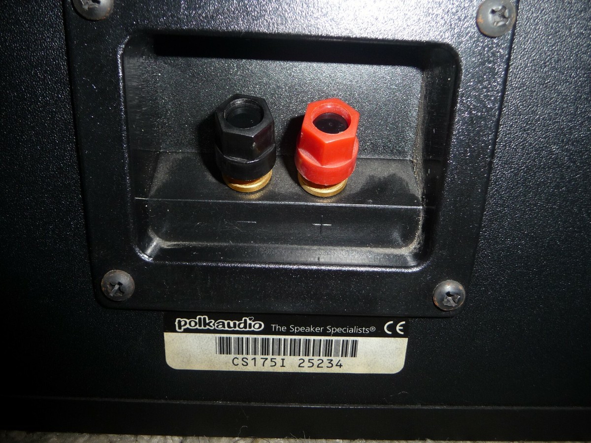 Polk Audio CS175 Center Channel Speaker Two Way with Bass Port | eBay