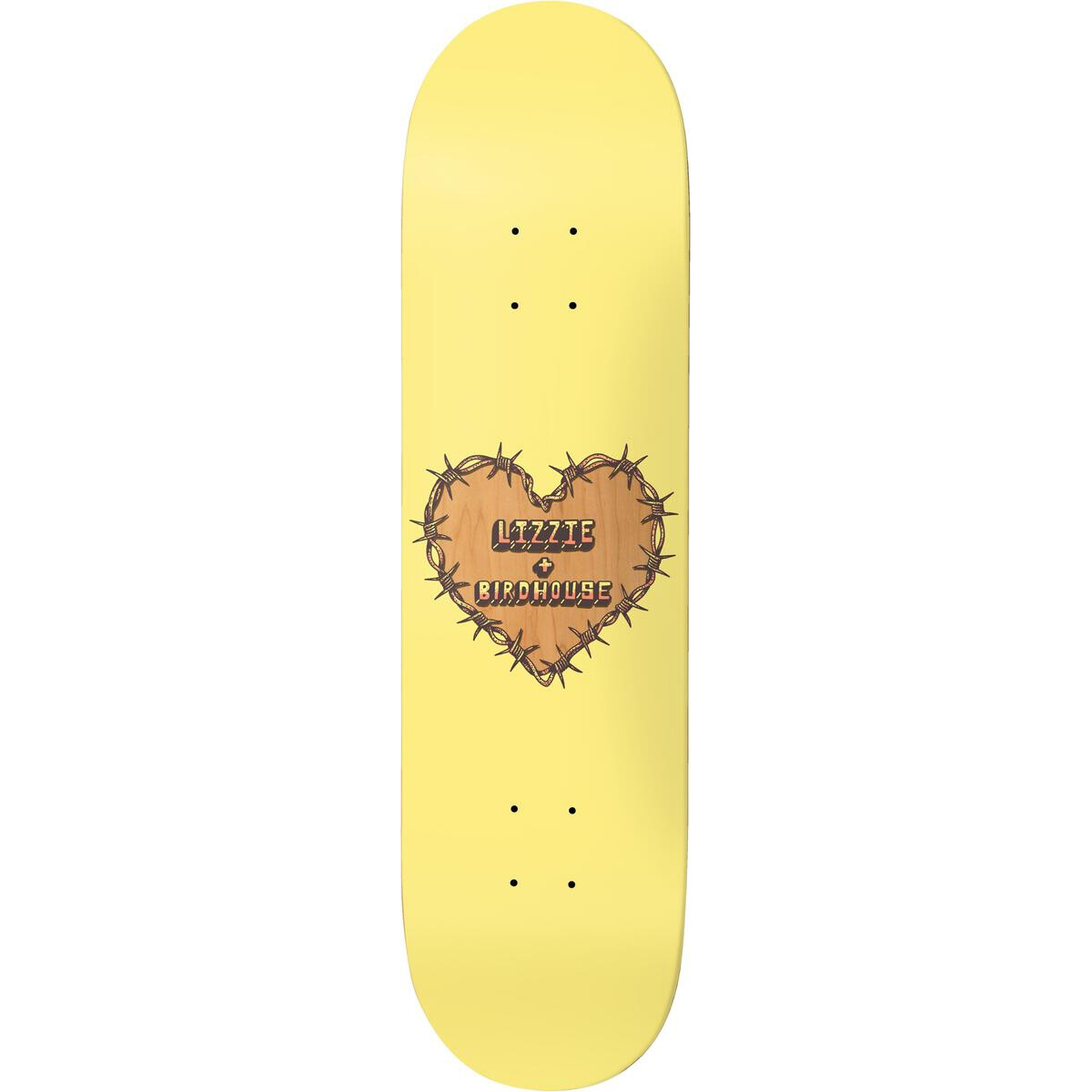 Birdhouse Skateboard Deck Lizzie Armanto Heart Protection 8.