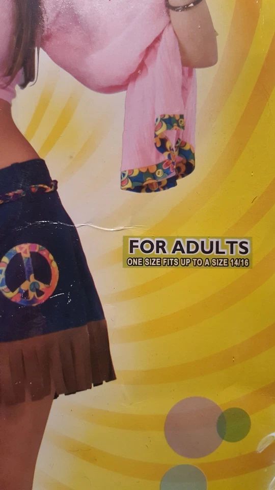 NUEVO Sexy Hippie Chickie Adulto Disfraz Lote #115 Foto 4 de 4