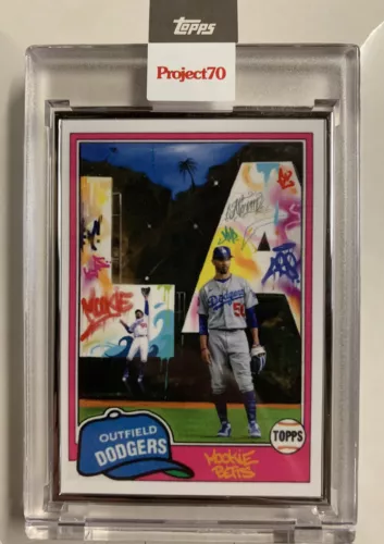 Topps Project 70 - 146 Mookie Betts by CES Artist Proof /51 In Hand, LA