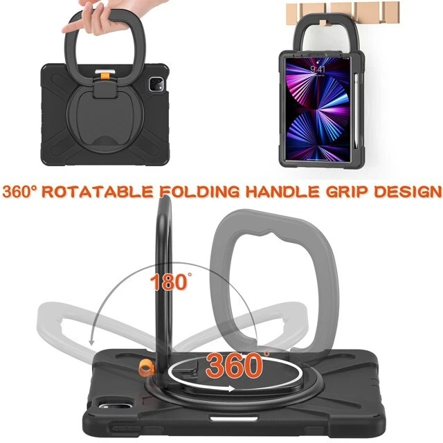 Heavy Duty Kickstand Handle Case for iPad, iPad Pros and iPad Air - Image 3 of 3