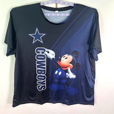 NFL Dallas Cowboys Mickey Mouse Disney Shirt 4XL 3D All Over Print Gift For  Fans