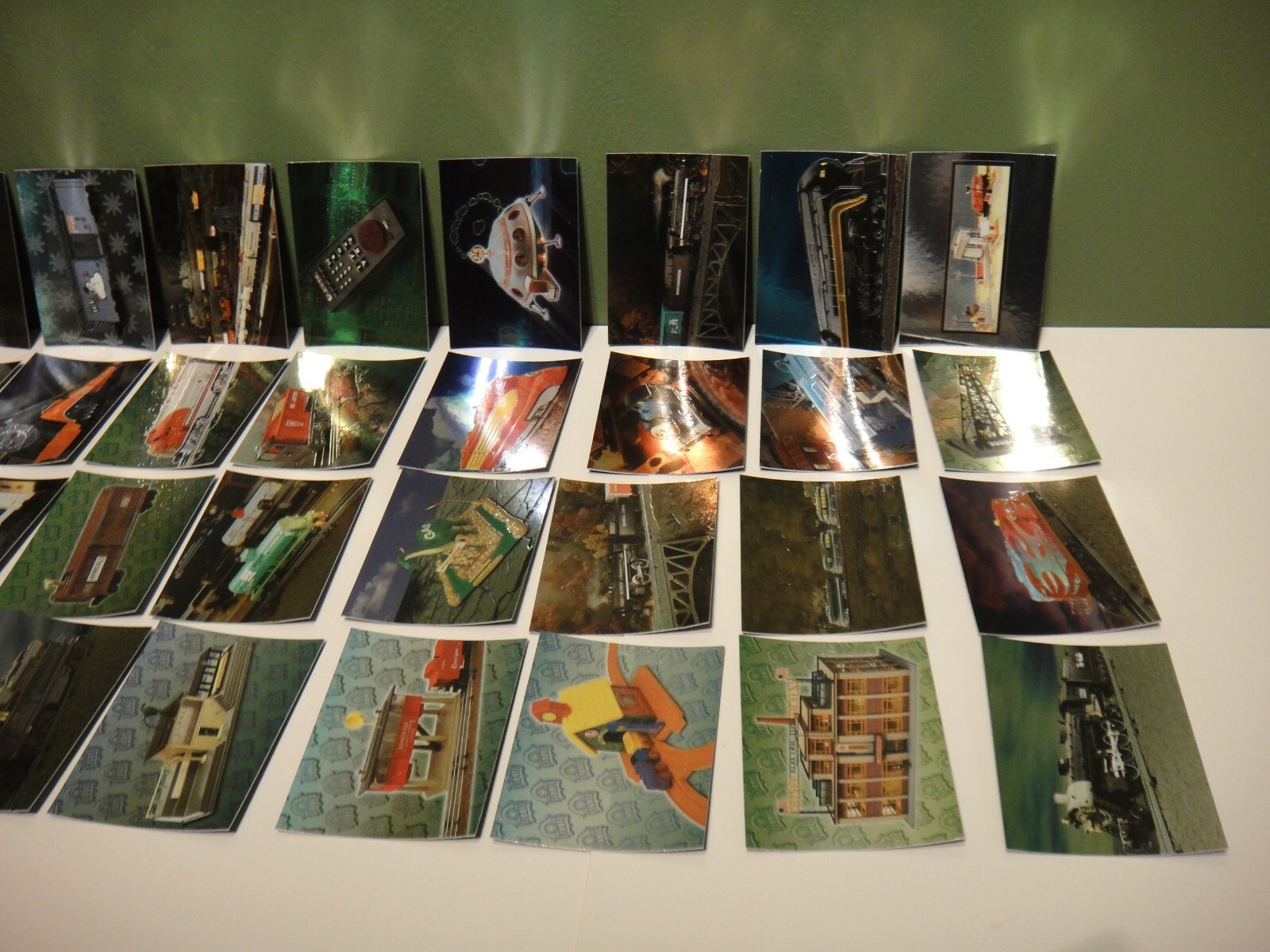 1999 - Duocards - Lionel Legendary Trains - Complete Base Card Set 1-72 Foil - Picture 4 of 7