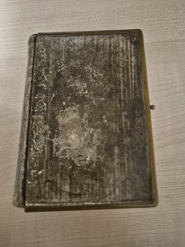 c1870s ANTIQUE BOOK OF COMMON PRAYER Brass Edging Charles Courtier 🇬🇧 Small - Image 3 of 4