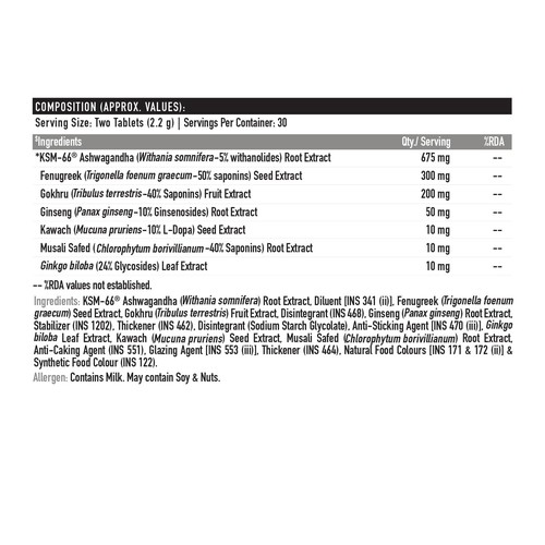 TrueBasics T-Boost, for Men 60 Tablets Free Shipping - 第 8/9 張圖片