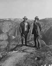 President THEODORE 'TEDDY' ROOSEVELT and JOHN MUIR Glossy 8x10 Photo Print