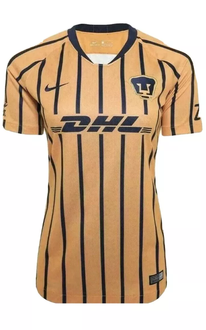 NWT NIKE Women s Pumas UNAM 2018 19 Soccer Away Jersey 919221 711