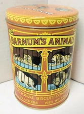 Vintage 1979 Nabisco Barnum's Animal Crackers Tin Can Replica of 1914 Design