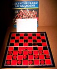 Pressman Chess #1907 complete genuine box manual Backgammon Checkers complete NM — photo 6