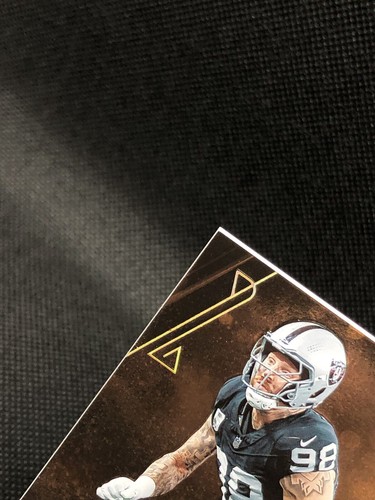 2024 Gold Standard Maxx Crosby GOLD DUST /24 ROSE GOLD SSP CASE HIT No. 11 ๐๐ - Picture 7 of 18