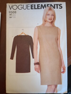 Vogue Elements  Sewing Pattern # 9508 Dress Vintage Cut