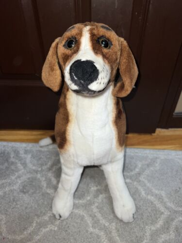 Melissa and Doug Plush Stuffed Animal 20" Realistic Puppy Dog Beagle