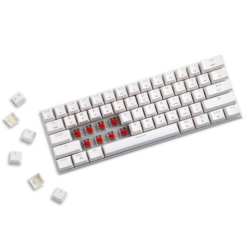 Gaming Mechanical Keyboard 61 Keys Backlight Blue Switch N4S4 - Picture 7 of 10