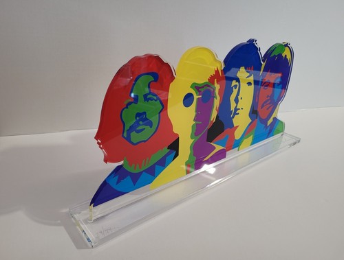 Marco Lodola Serigrafia con supporto in plexiglass Let it be - Foto 3 di 9
