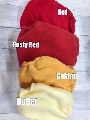 MamaBear One Size Fleece Cloth Diaper Cover, Solid, Choice: Newborn 35+  lbs