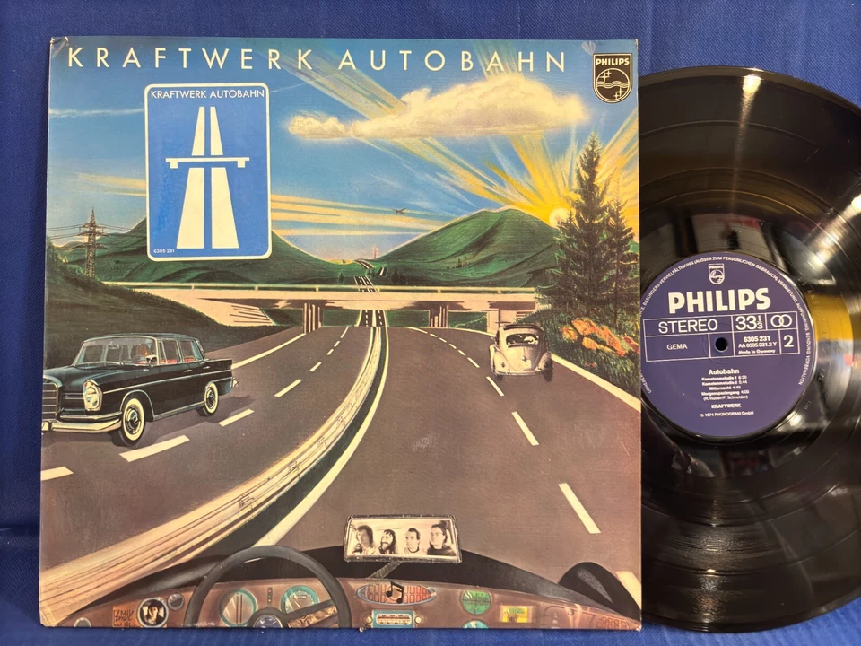 Kraftwerk Autobahn · Lp, photo 1 sur 3