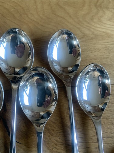 Rosenthal Asimmetria Couverts 90er Argenté 24 Pièces Couteaux Fork Cuillère Café - Photo 11 sur 22