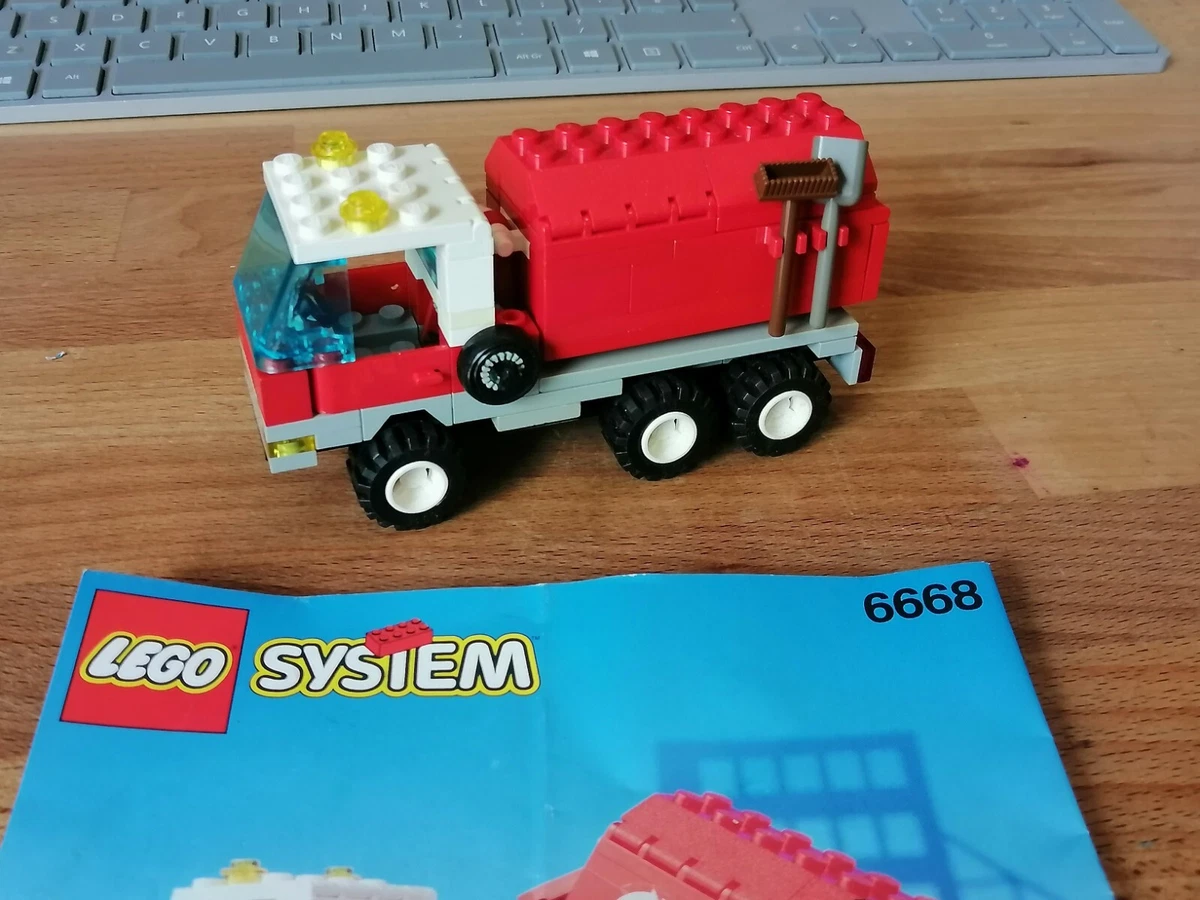 LEGO 6668 Recycle Truck 1992 Mostly Complete With