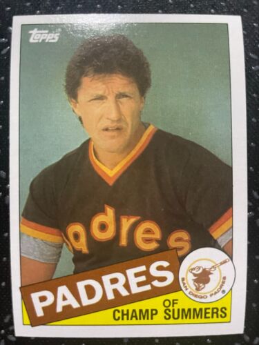 Champ SUMMERS 1985 Topps Baseball #208 San Diego Padres