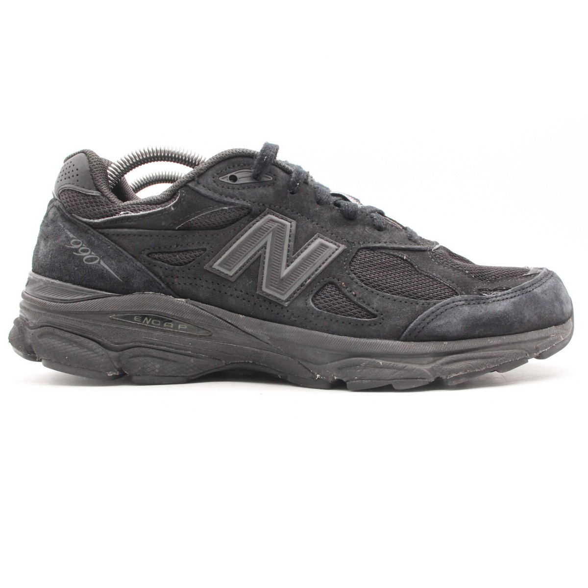 New Balance 990v3 Women’s 10 B Triple Black Shoes Sneaker Made In USA  W990TB3