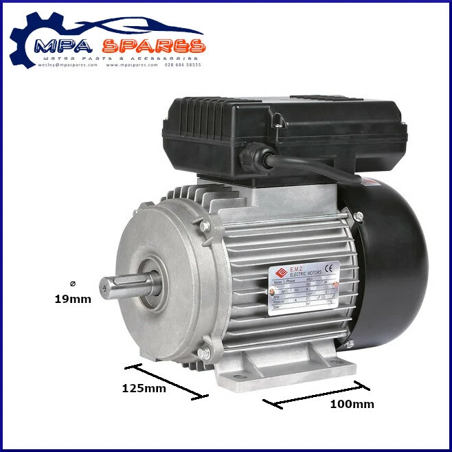 3 HP AIR COMPRESSOR MOTOR TN-SRB 230v (13amp) (MEC80) - Image 2 of 2