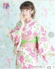 Sailor Moon Jupiter 25th anniversary Japanese clothes Kimono Yukata Obi set