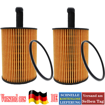 2x Ölfilter Für Audi A3 VW Bora Multivan Touran 2.0 TDI Seat Altea Skoda Octavia