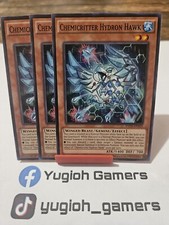 Yu-Gi-Oh Chemicritter Hydron Hawk X3 INOV 1st Edition Common Light Played 