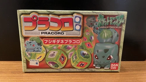 Vintage Pokemon Pracoro Dice Battle Game Toy Bandai 1998 Bulbasaur Sealed New